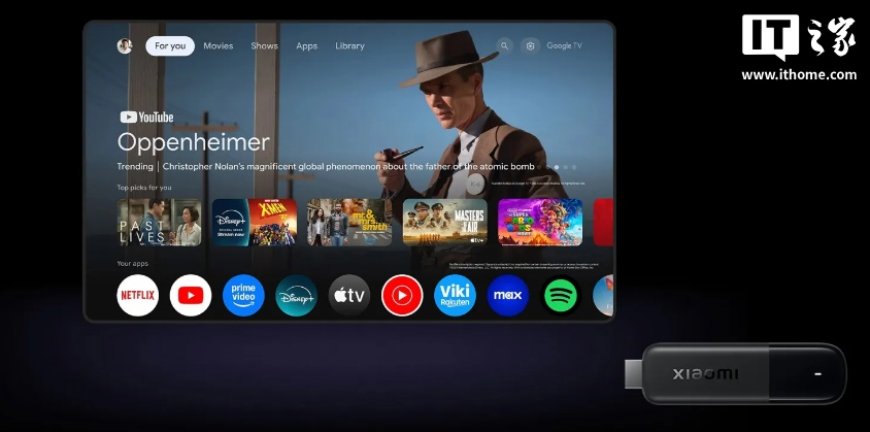 小米推出旗下首款 Google TV 流媒体电视棒